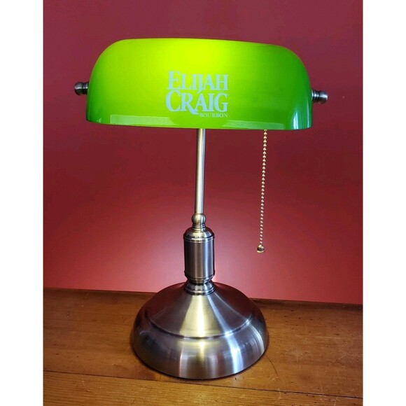 Elijah Craig Bourbon Bankers Light Man Cave Merchandise Bar Tavern Light NIB - Picture 2 of 11